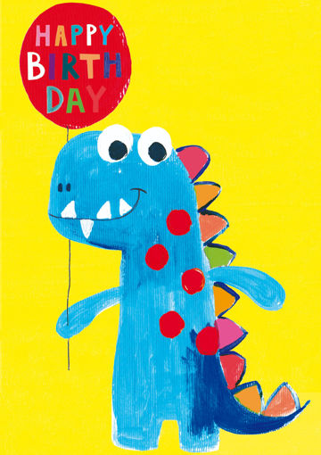 Picture of DINOSAUR BIRTHDAY CARD